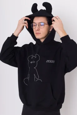 Bluza Z Kapturem 2005 Studded Horned Lucy Hoodie