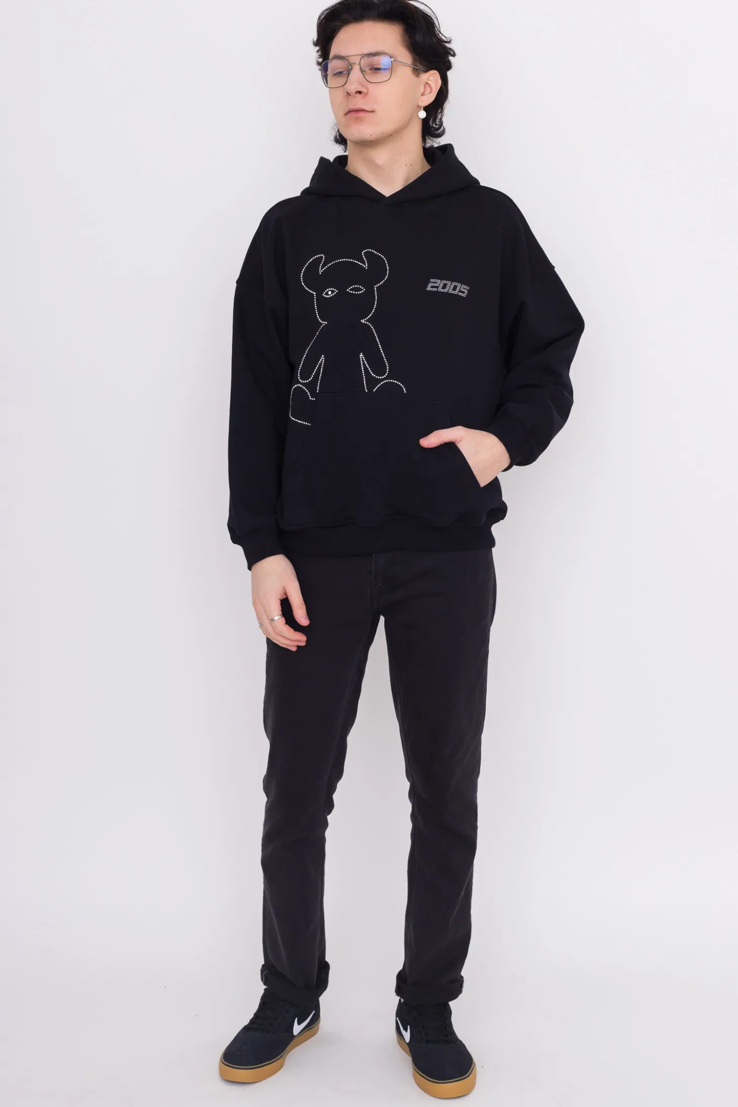 Bluza Z Kapturem 2005 Studded Horned Lucy Hoodie