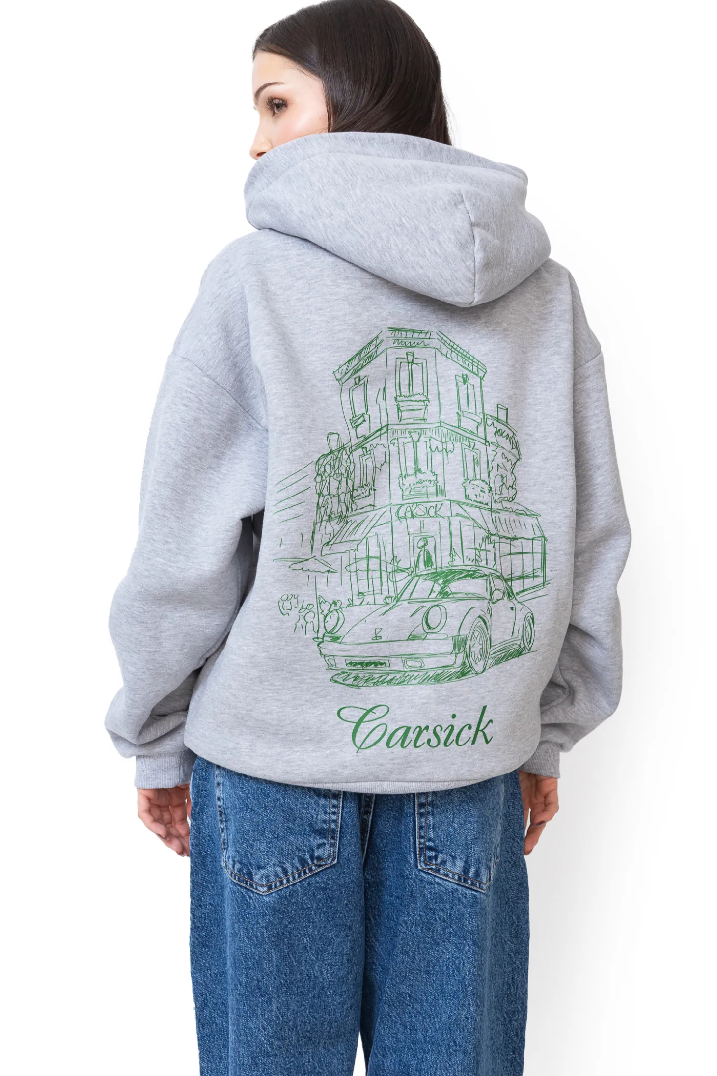 Bluza Z Kapturem Carsick CAFFÉ