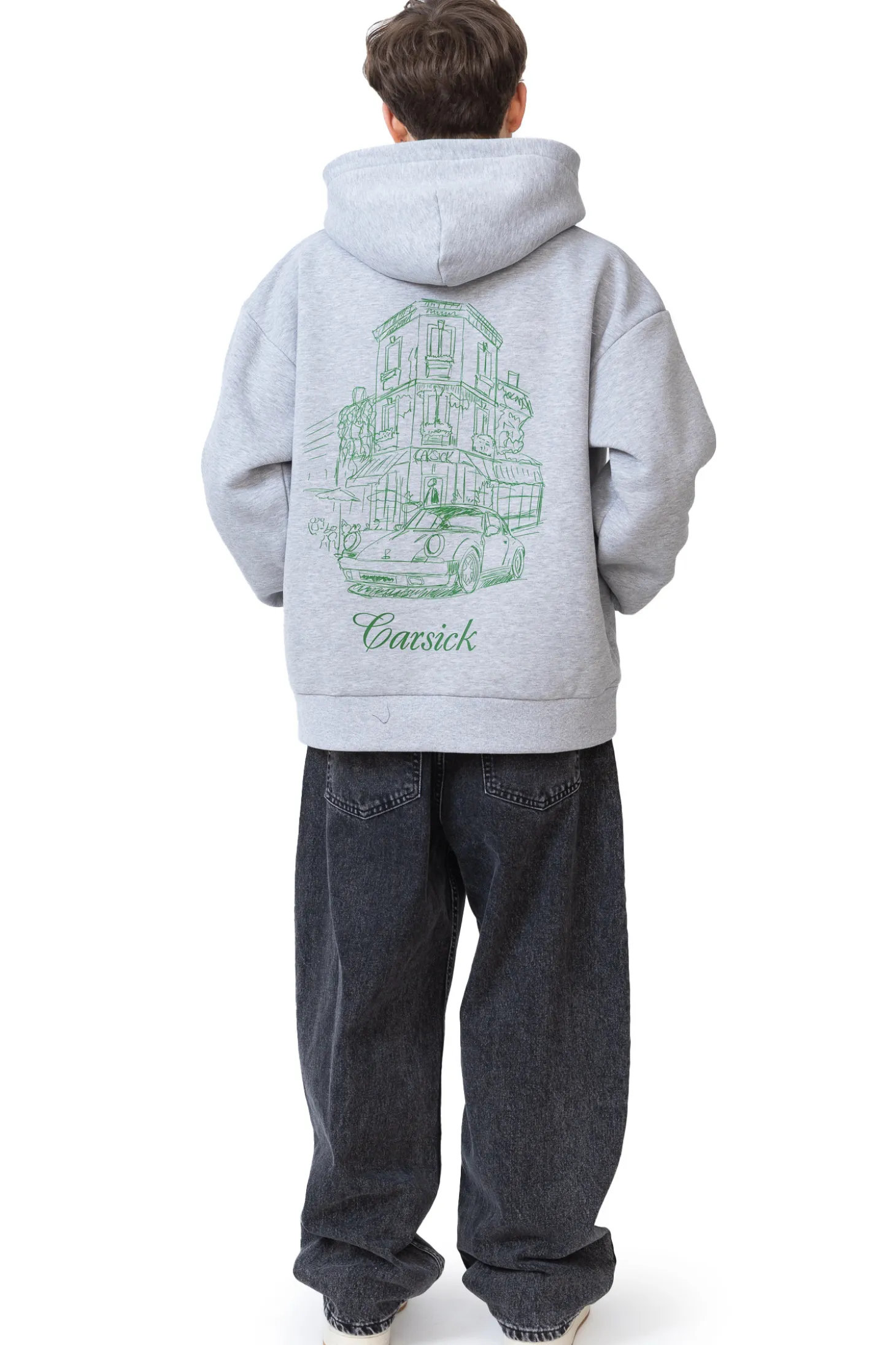 Bluza Z Kapturem Carsick CAFFÉ