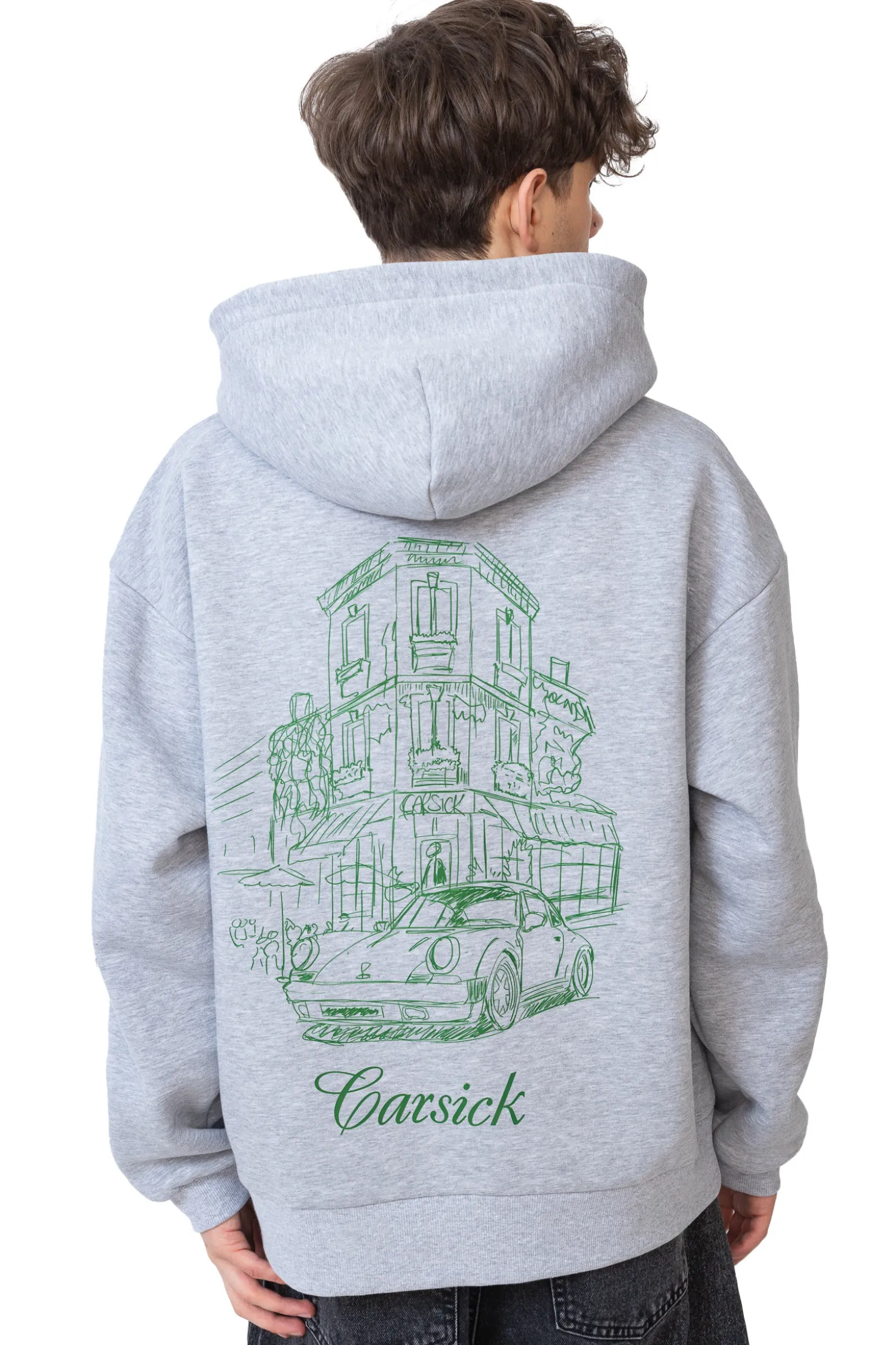 Bluza Z Kapturem Carsick CAFFÉ