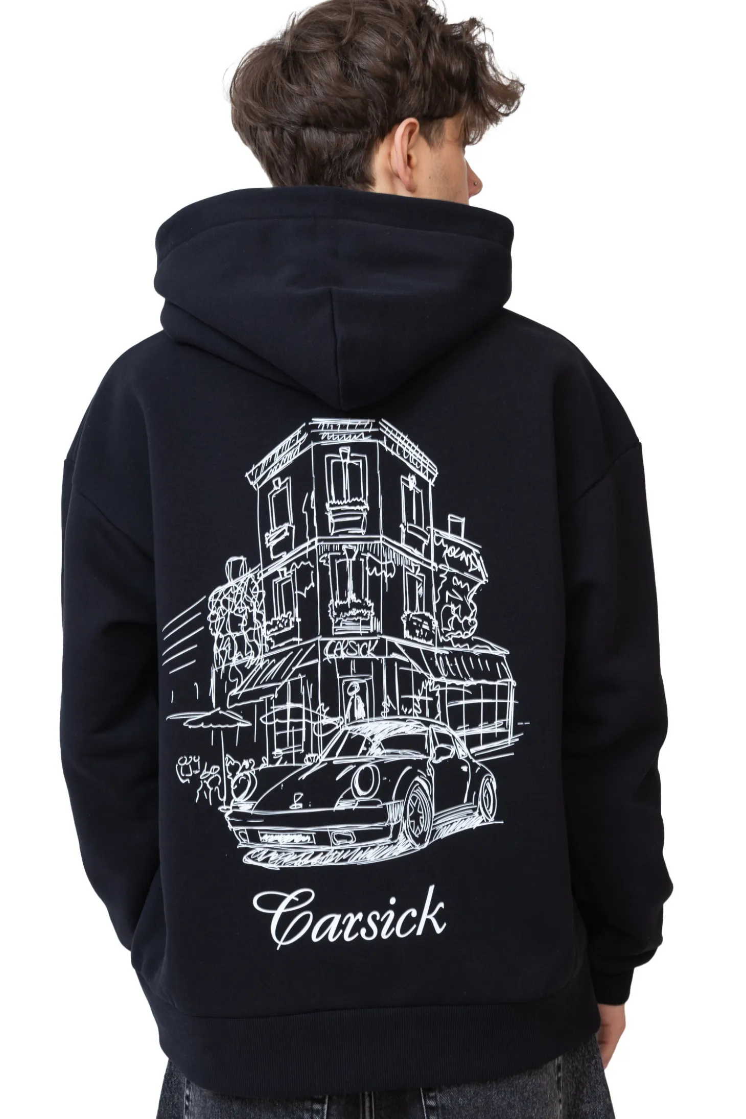 Bluza Z Kapturem Carsick CAFFÉ