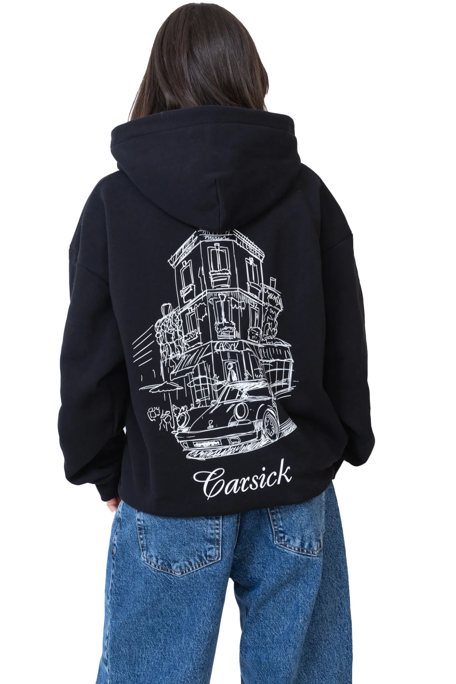 Bluza Z Kapturem Carsick CAFFÉ