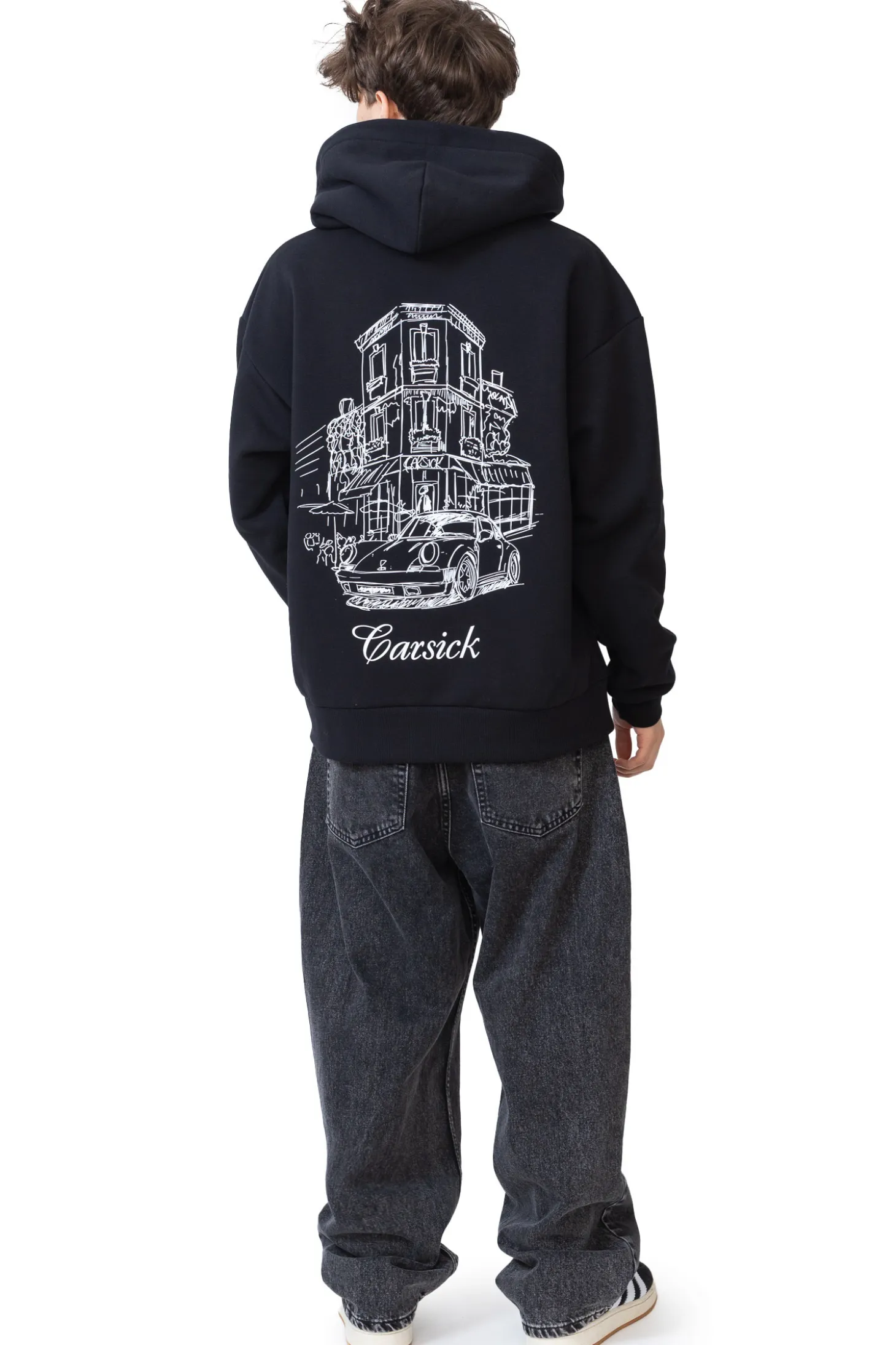 Bluza Z Kapturem Carsick CAFFÉ