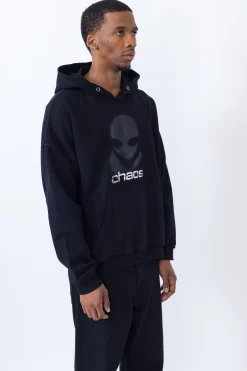 Bluza Z Kapturem Chaos Alien Distressed