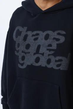 Bluza Z Kapturem Chaos Dots Washed