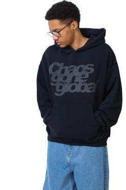 Bluza Z Kapturem Chaos Dots Washed