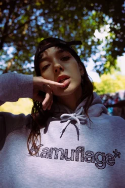 Bluza Z Kapturem Kamuflage Sketch