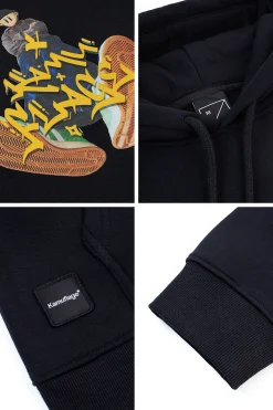 Bluza Z Kapturem Kamuflage Punk