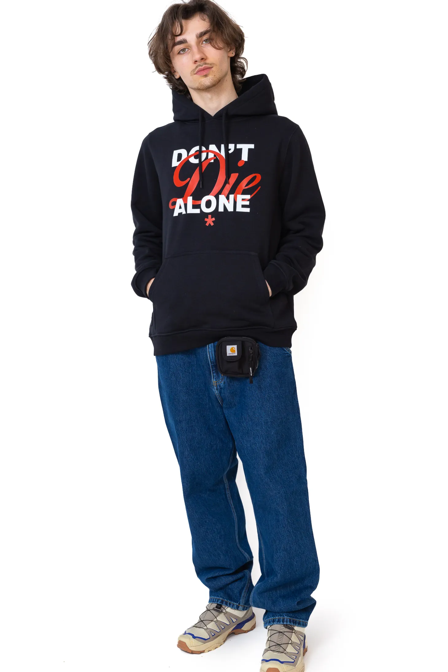 Bluza Z Kapturem Kamuflage Don't Die Alone