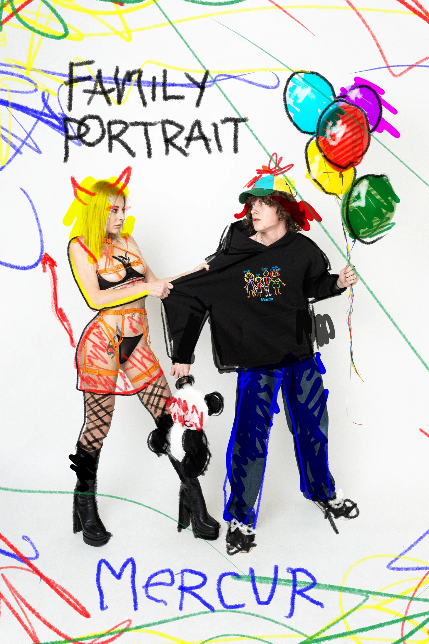 Bluza Z Kapturem Mercur Family Portrait