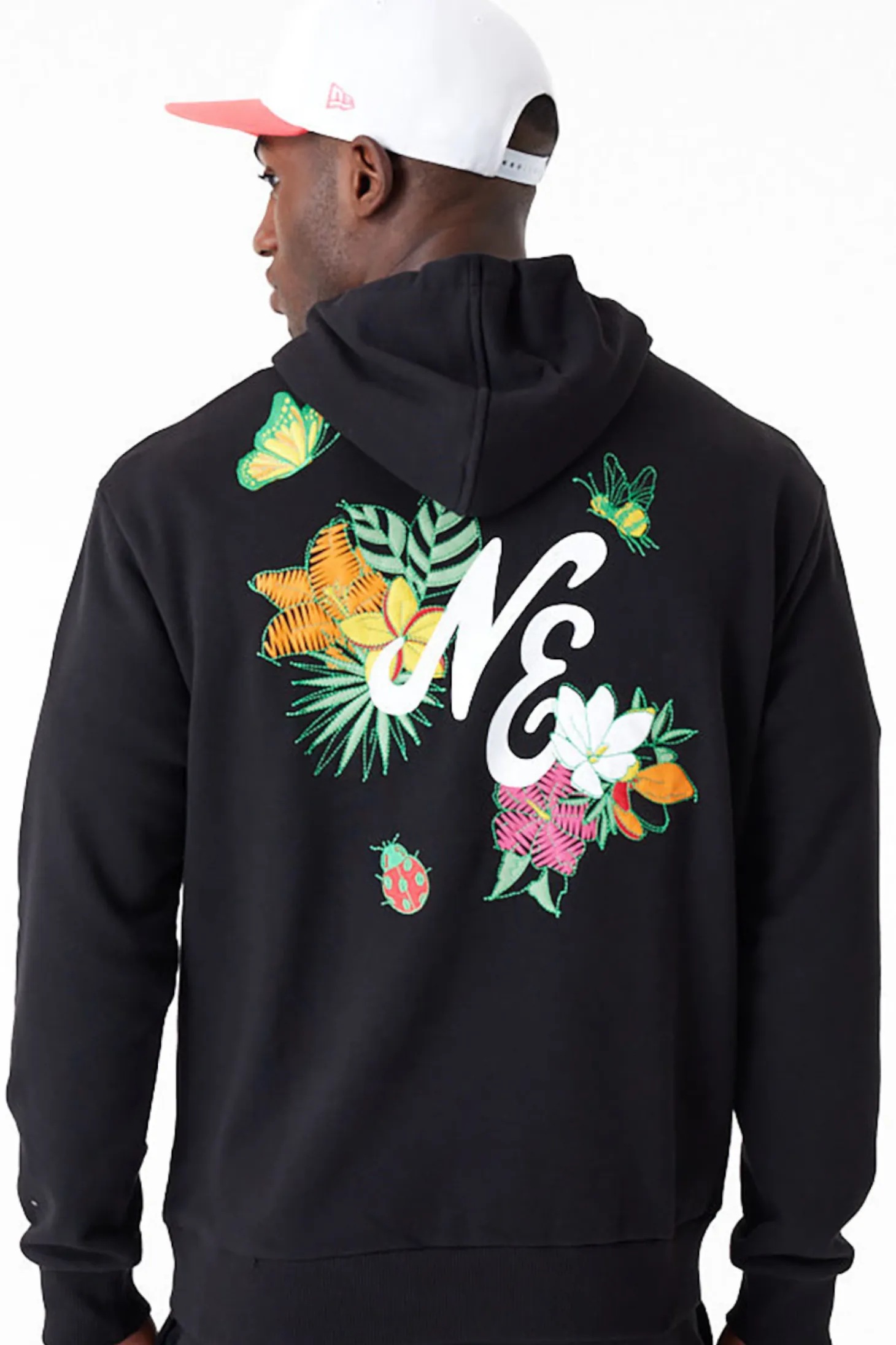 Bluza Z Kapturem New Era Floral Graphic Oversized