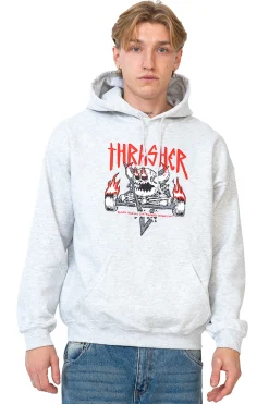 Bluza Z Kapturem Thrasher x Toy Machine Monster-Gram