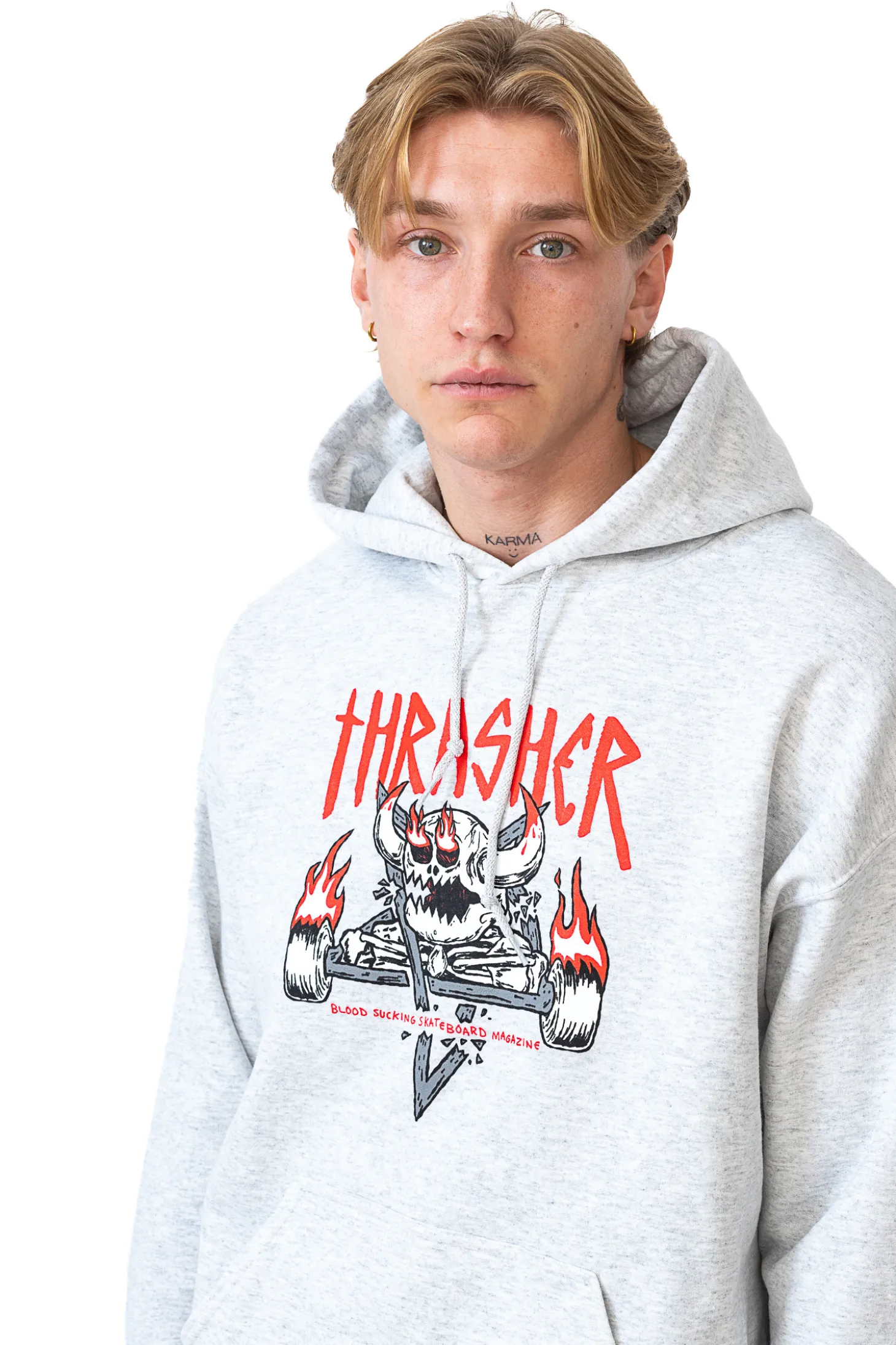 Bluza Z Kapturem Thrasher x Toy Machine Monster-Gram