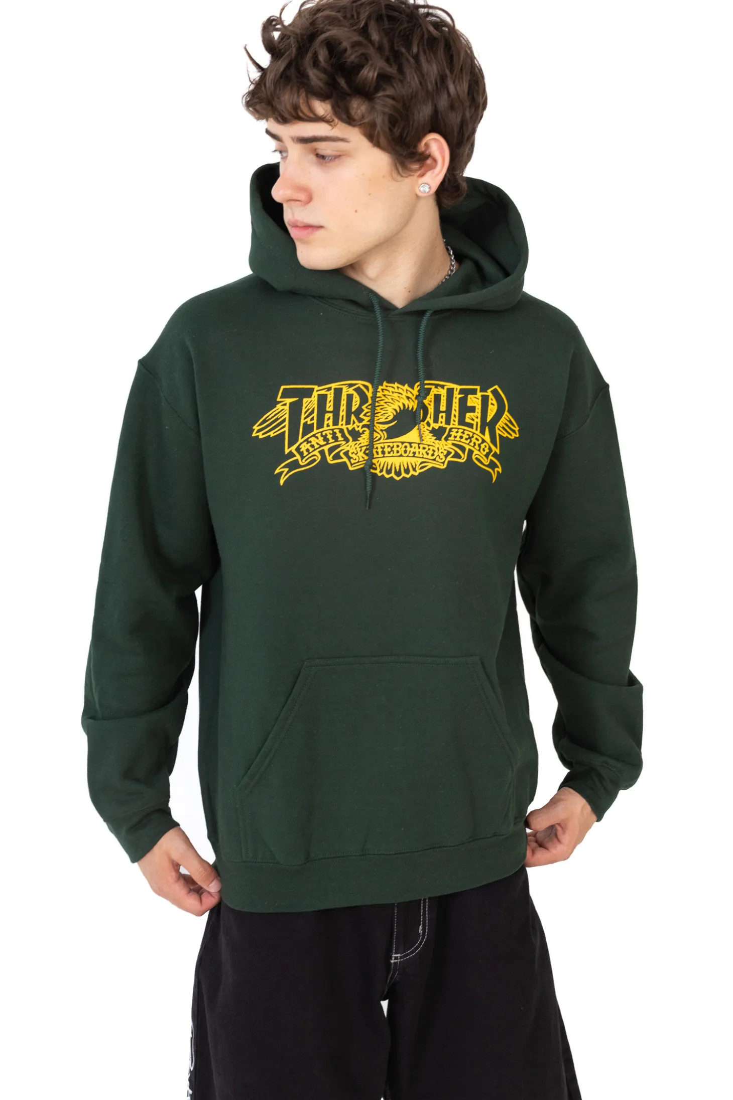 Bluza Z Kapturem Thrasher x Antihero Mag Banner