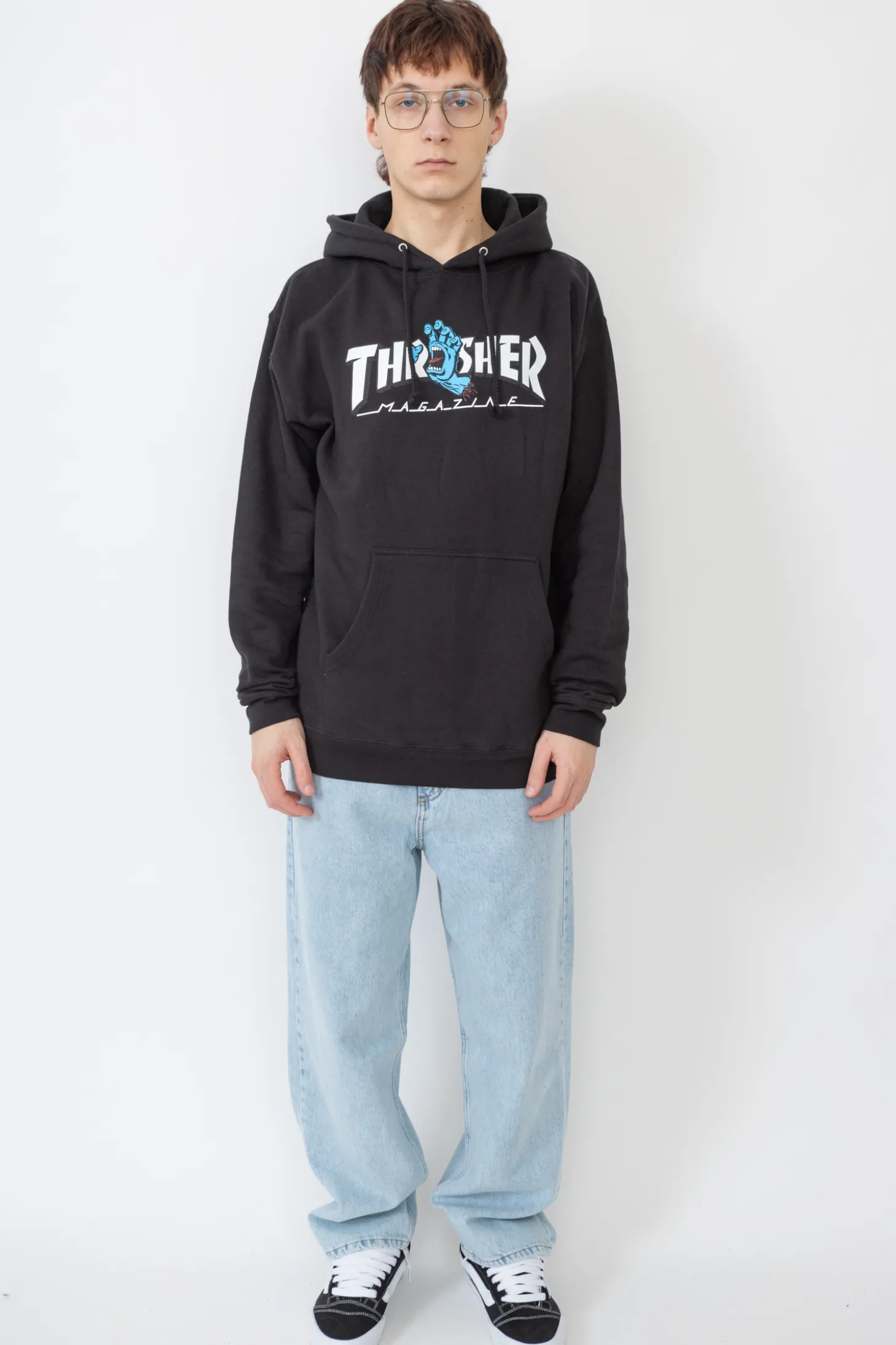 Bluza Z Kapturem Thrasher Screaming Logo Santa Cruz