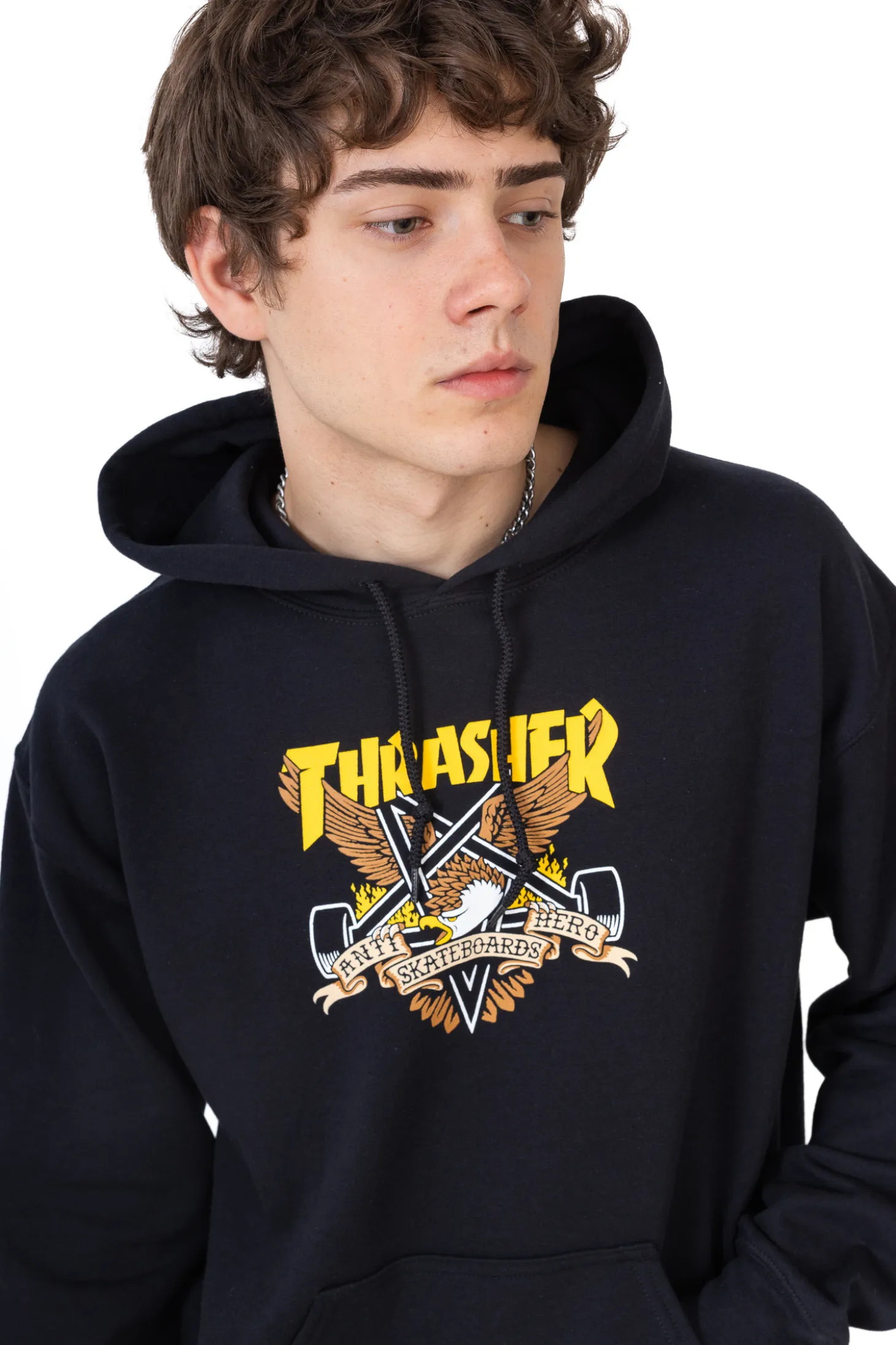 Bluza Z Kapturem Thrasher x Antihero Eaglegram
