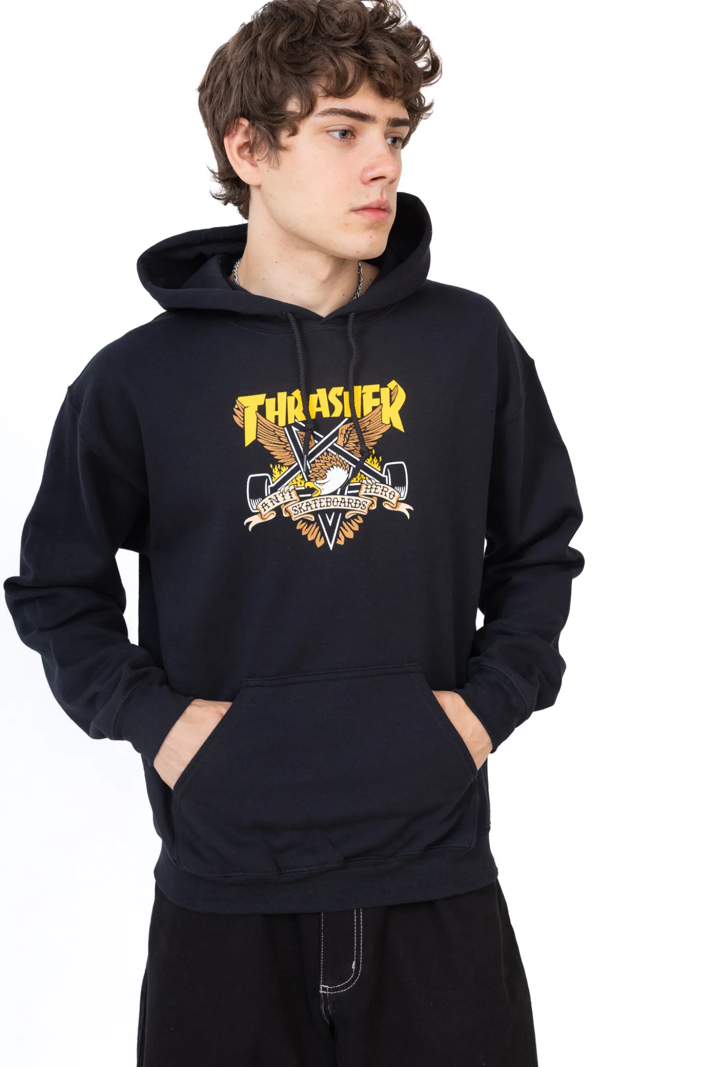 Bluza Z Kapturem Thrasher x Antihero Eaglegram