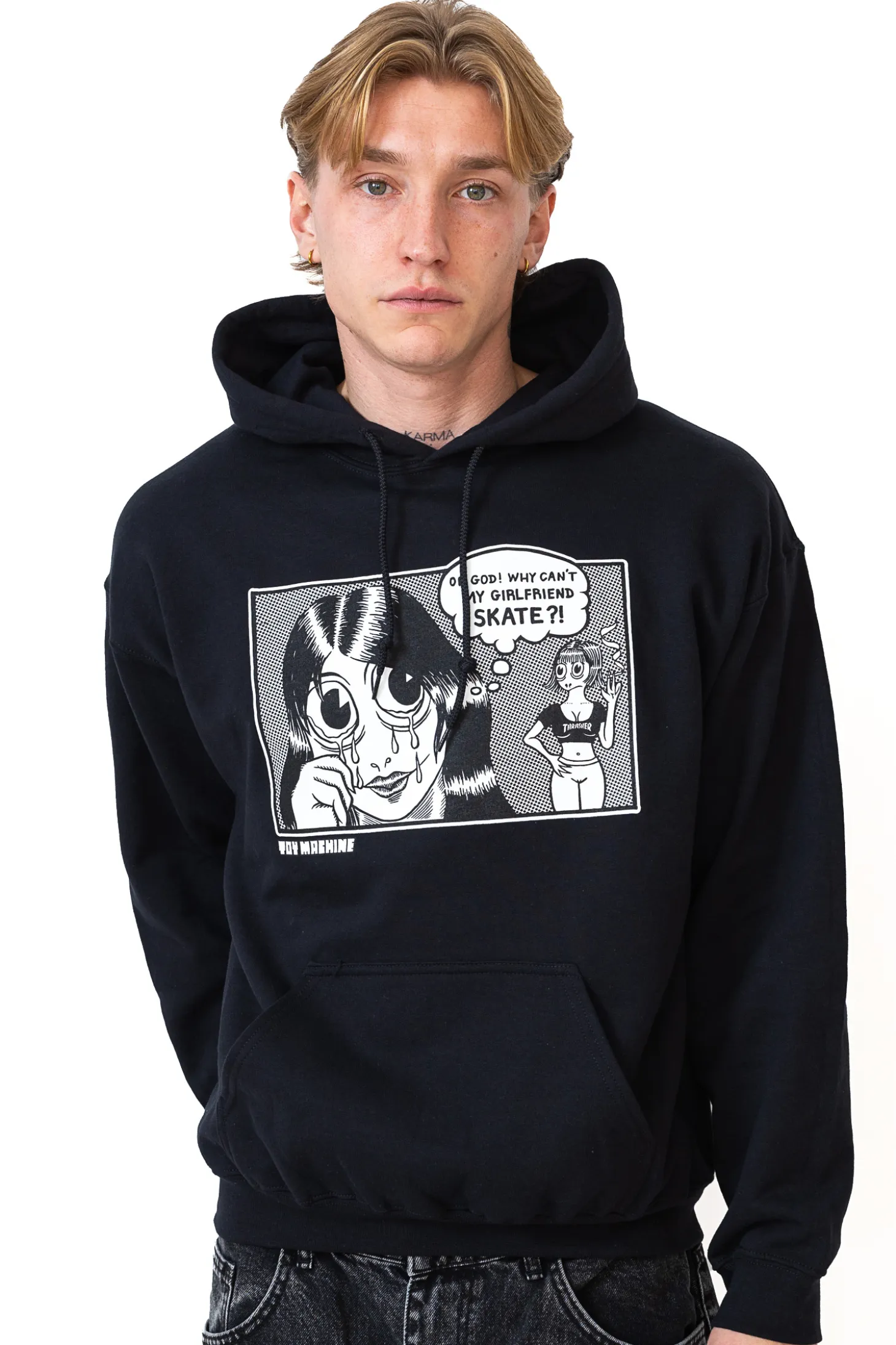 Bluza Z Kapturem Thrasher x Toy Machine Girlfriend