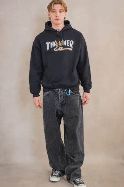 Bluza Z Kapturem Thrasher x Toy Machine Pyramid