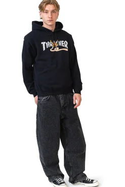 Bluza Z Kapturem Thrasher x Toy Machine Pyramid