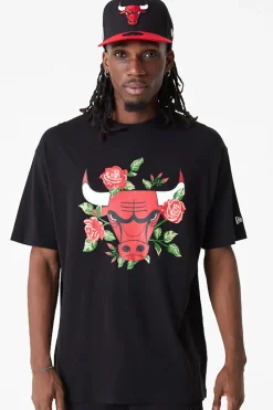 Koszulka New Era Chicago Bulls Floral Graphic Oversized