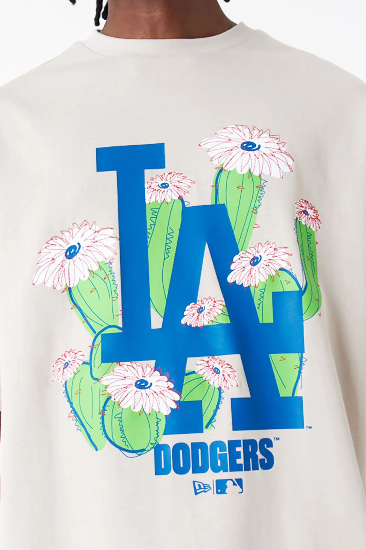 Koszulka New Era LA Dodgers MLB Floral Logo Oversized
