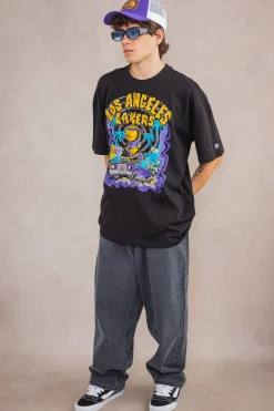 Koszulka New Era LA Lakers Graphic Drop Shoulder