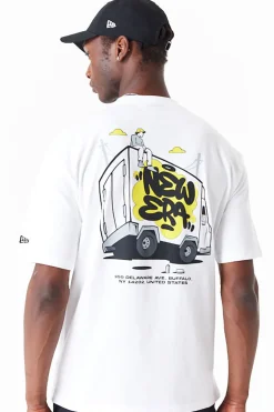 Koszulka New Era Spray Graphic Oversized