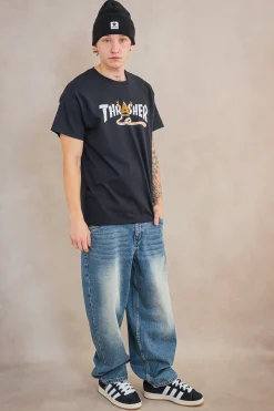 Koszulka Thrasher x Toy Machine Pyramid