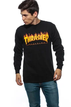 Longsleeve Thrasher Flame Logo