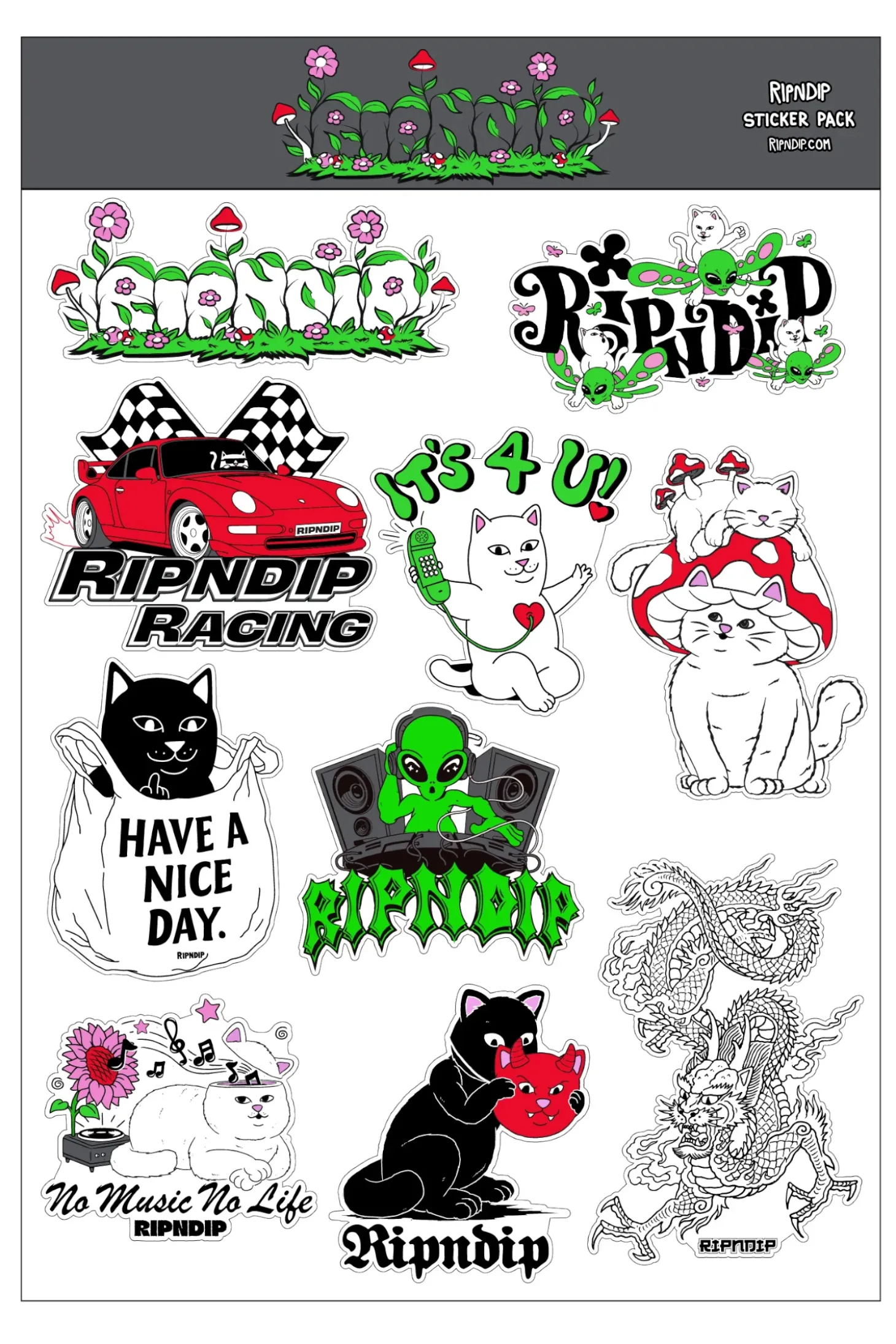 Naklejki Ripndip Field Friends